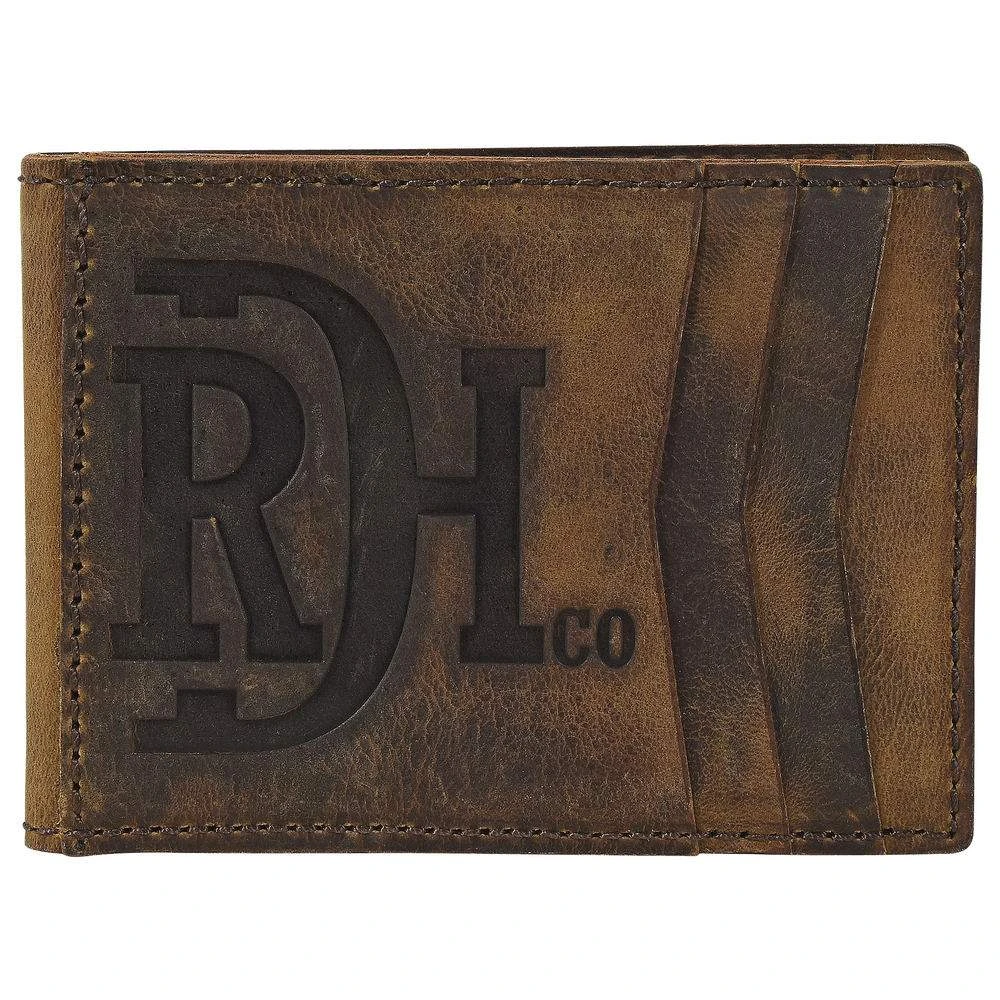 Red Dirt Hat Distressed Leather Bifold Card Wallet With Money Clip 3 Red Dirt Hat Distressed Leather Bifold Card Wallet With Money Clip