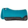 Best Ever Pads Kush 3/4 Inch Turquoise Felt Saddle Pad With Black Wear Leathers -HORSE TACK Store 157370 default l