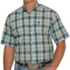 Cinch Men's Ombre Plaid Short Sleeve Button Down 2 Cinch Men's Ombre Plaid Short Sleeve Button Down -HORSE TACK Store 157839 default l