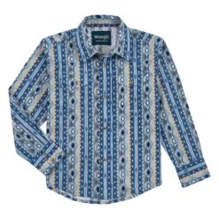 Wrangler Boy's Checotah Long Sleeve Shirt