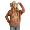 Rock & Roll Denim Turtleneck Aztec Sweater -HORSE TACK Store 159340 default l