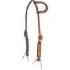 Cashel Company Two Tone Floral Tooled Slip Ear Headstall -HORSE TACK Store 160147 default l