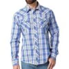 Wrangler Men's Fashion Western Snap Plaid Shirt -HORSE TACK Store 160896 default l