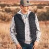 STS Ranch Wear Men's Wesley Black Puffer Vest -HORSE TACK Store 161037 default l