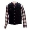 Wyoming Traders Mens Black Buckaroo Vest -HORSE TACK Store 161287 default l