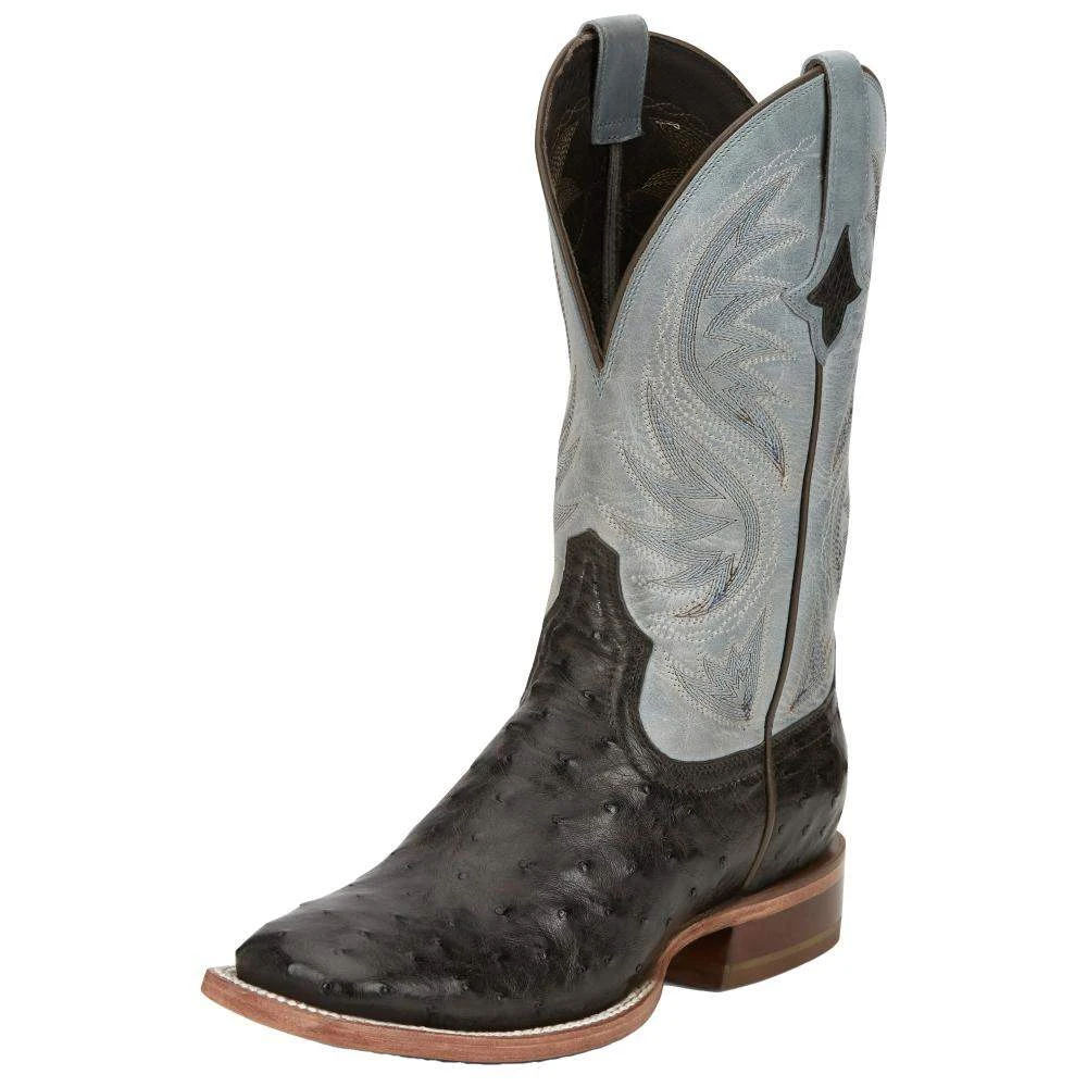 Tony Lama Women`s Searcy Mink Black Full Quill Ostrich 11in. Boot 3 Tony Lama Women`s Searcy Mink Black Full Quill Ostrich 11in. Boot