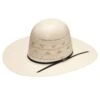 NRS 20X Ivory Double Row Fancy Vent 4 1/4 Inch Brim Open Crown Straw Cowboy Hat -HORSE TACK Store 161804 default l