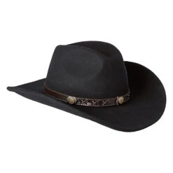 Twister Mens Dakota Crushable Hat Black