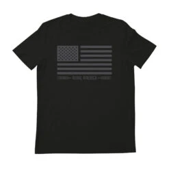 Rural Cloth Men's Black Out Flag Tee