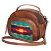 American Darling Leather Crossbody Bag With Saddle Blanket Detail -HORSE TACK Store 162360 default l