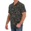 Cinch Mens Neon Sign Print Short Sleeve Black Camp Shirt 2 Cinch Mens Neon Sign Print Short Sleeve Black Camp Shirt -HORSE TACK Store 163158 default l