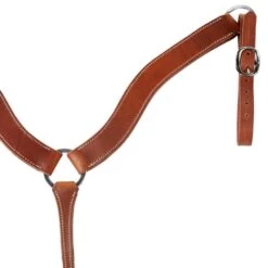 Cowperson Tack 2in. Oiled Harness Leather Contoured Breast Collar