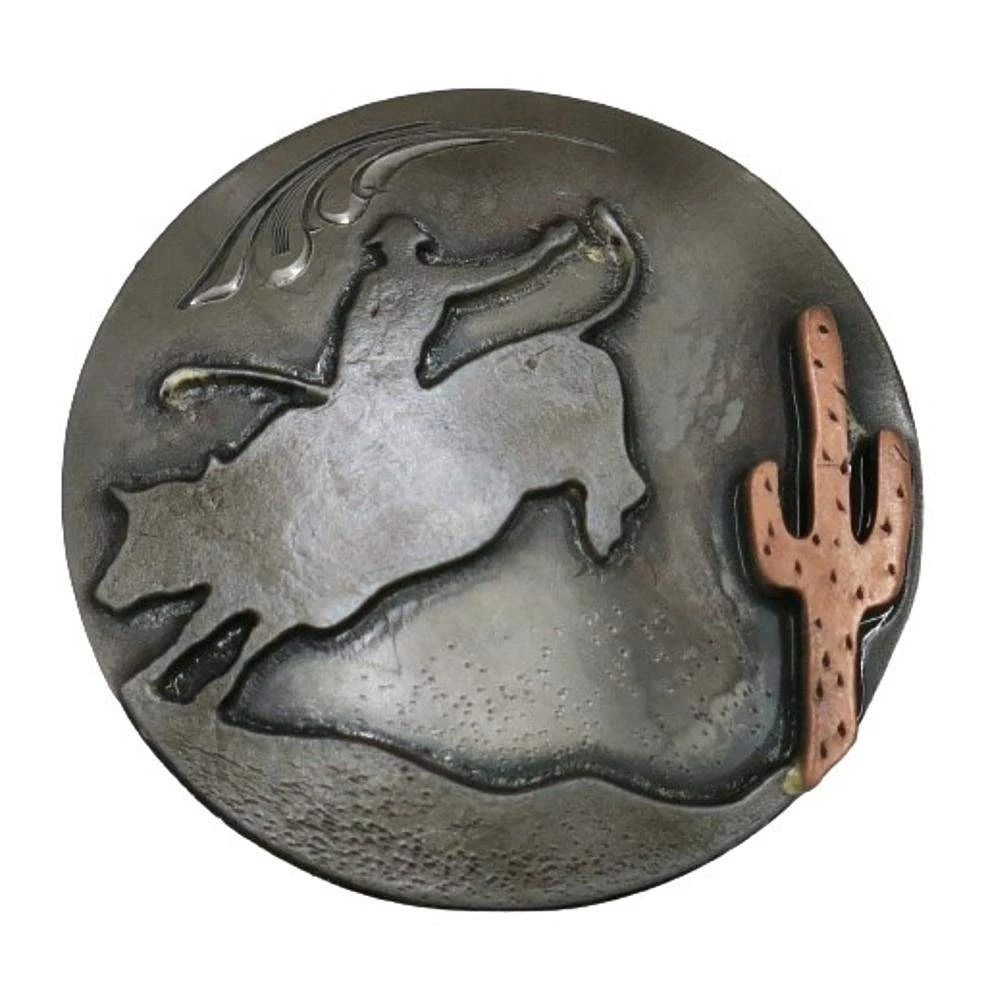 NRS Desert Cactus Bull Rider 1 1/2 Inch Concho 3 NRS Desert Cactus Bull Rider 1 1/2 Inch Concho
