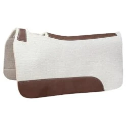 Mustang Blue Horse Wool Felt 3/4 Inch Horse Saddle Pad