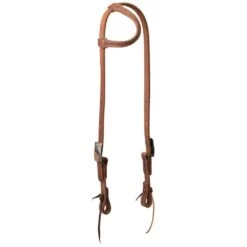 Weaver Leather ProTack Copper Flower Heel Buckle Single Ear Headstall
