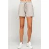 See And Be Seen N Womens Oatmeal Textured Shorts