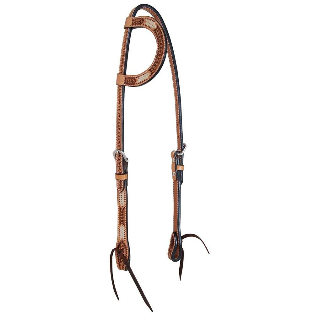 Rawhide Arrow Slip Ear Headstall 3 Rawhide Arrow Slip Ear Headstall
