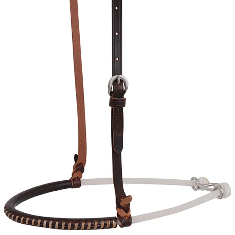 Martin Saddlery Chocolate Single Rope Martin Saddlery Noseband 3 Martin Saddlery Chocolate Single Rope Martin Saddlery Noseband