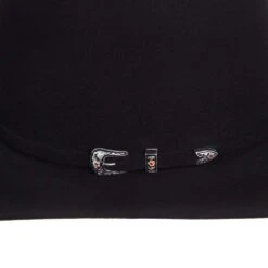 American Hats 20X Black Self Band Open Crown 5in. Brim Felt Cowboy Hat 11 American Hats 20X Black Self Band Open Crown 5in. Brim Felt Cowboy Hat -HORSE TACK Store 20XBLKS5 21