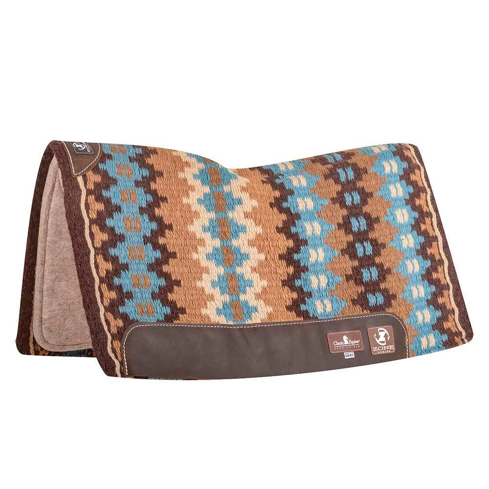 Classic 3/4in Zone Wool Top 32x34 Felt Saddle Pad 8 Classic 3/4in Zone Wool Top 32x34 Felt Saddle Pad - Image 6