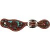 Youth Turquoise Inlay Spur Straps With Dots -HORSE TACK Store 2141 default l
