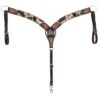 Rafter T Ranch Company Peppered Hide Breast Collar -HORSE TACK Store 227585 723080