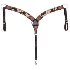 Rafter T Ranch Company Peppered Hide Breast Collar