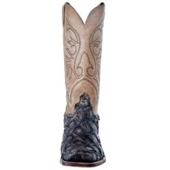 Olathe Boot Company Men's Olathe Brown Raven Big Bass 13in. Tan Top Cutter Toe Boot 9 Olathe Boot Company Men's Olathe Brown Raven Big Bass 13in. Tan Top Cutter Toe Boot -HORSE TACK Store 256277 2