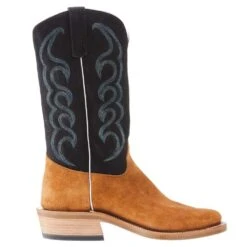 Olathe Boot Company Mens Ride Ready Burnt Orange Roughout 13in Black Suave Goat Top 11 Olathe Boot Company Mens Ride Ready Burnt Orange Roughout 13in Black Suave Goat Top -HORSE TACK Store 257244 S 05