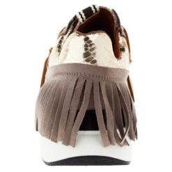 Shu Shop Ladies Taupe Suede Pepa Fringe Tennis Shoe -HORSE TACK Store 258 04