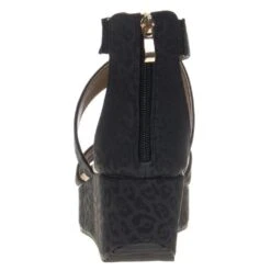 Women's Corkys Fay Black Leopard Wedge -HORSE TACK Store 30 5357 BLKLEOPARD 3