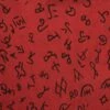 Wyoming Traders Branded Silk Wild Rag Scarf - Red
