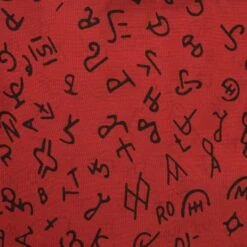 Wyoming Traders Branded Silk Wild Rag Scarf - Red