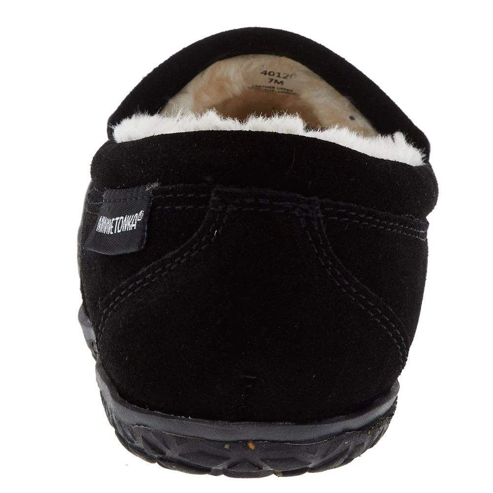Minnetonka Women`s Tempe Black Slipper 6 Minnetonka Women`s Tempe Black Slipper - Image 4