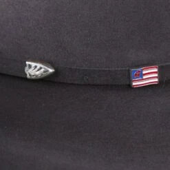 American Hats 40X Steel Open Crown 4-1/4in. Brim Felt Cowboy Hat -HORSE TACK Store 40XSTES42 2