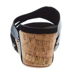 Corkys Footwear Women's Corky Amuse Black Wedge -HORSE TACK Store 41 0112 BLCK Q 04