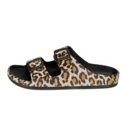 Corkys Footwear Womens Hey Girl Waterslide Leopard Slide -HORSE TACK Store 41 5134 LEOPARD 2
