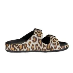 Corkys Footwear Womens Hey Girl Waterslide Leopard Slide -HORSE TACK Store 41 5134 LEOPARD 4