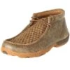 Twisted X Men's Bomber/Tan Patchwork Driving Mocs