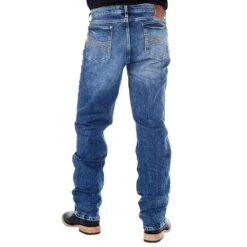 Men's Wrangler 44 Slim Straight Shore Wash Jeans -HORSE TACK Store 44MWXSH 3