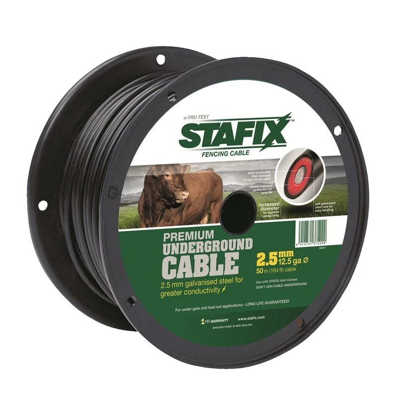 Stafix Premium Underground Cable 12.5GA 165` 3 Stafix Premium Underground Cable 12.5GA 165`