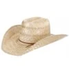 American Hats Sisal Vented Open Crown 4-1/4in. Brim Straw Cowboy Hat