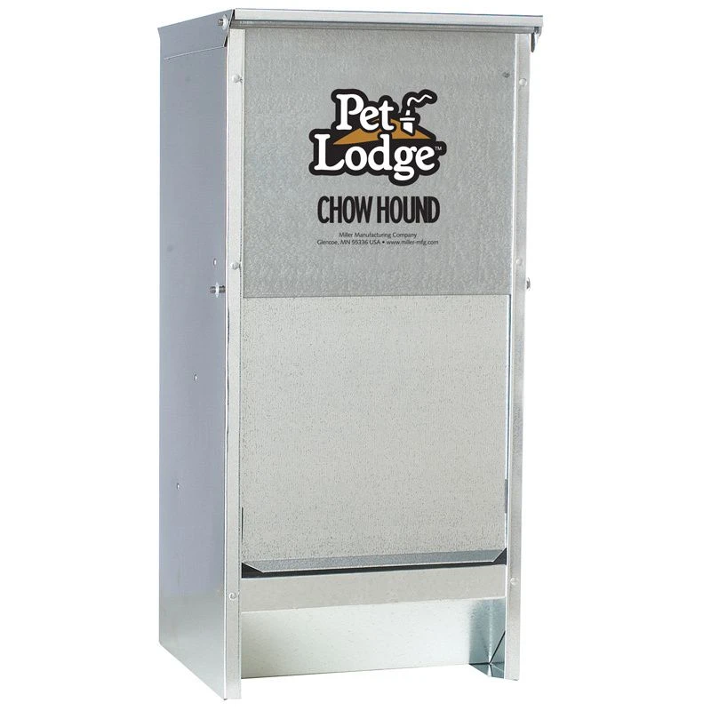 Pet Lodge Chow Hound 12lb Metal Pet Feeder 3 Pet Lodge Chow Hound 12lb Metal Pet Feeder