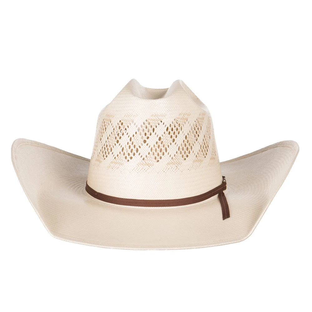 American Hats Wide Vent Ivory Tan 4 1/4in. Brim Open Crown 4 American Hats Wide Vent Ivory Tan 4 1/4in. Brim Open Crown - Image 2