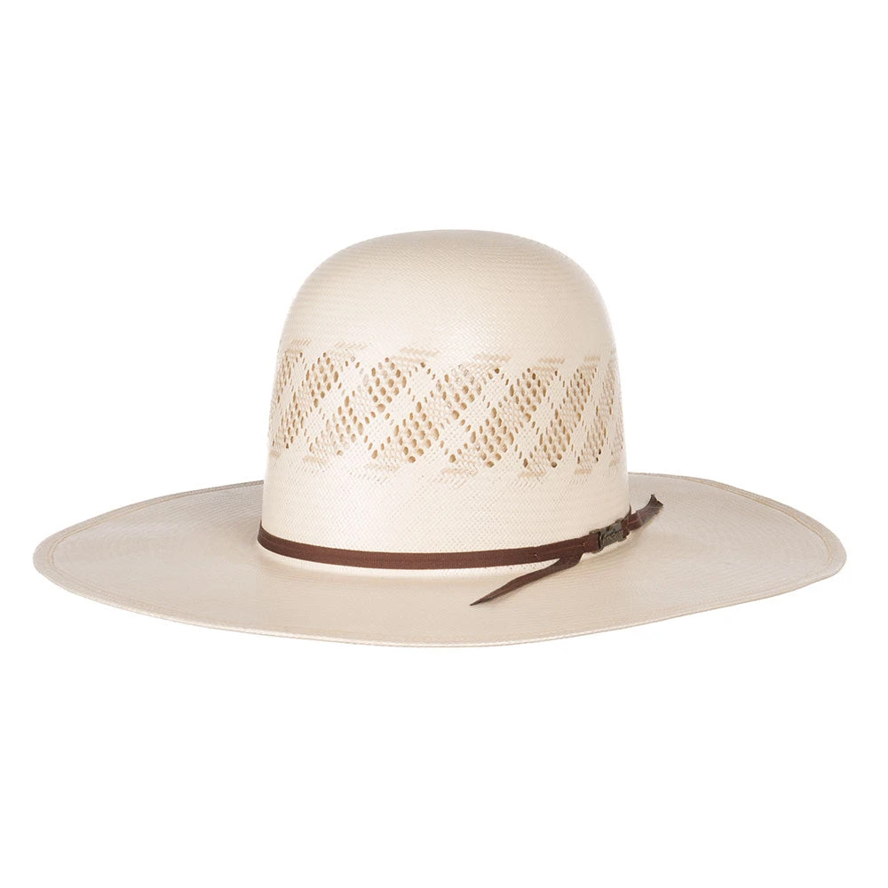 American Hats Wide Vent Ivory Tan 4 1/4in. Brim Open Crown 7 American Hats Wide Vent Ivory Tan 4 1/4in. Brim Open Crown - Image 5