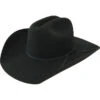 Resistol Youth Crossroads Jr. Black Felt Cowboy Hat 4in Brim -HORSE TACK Store 6780 default l