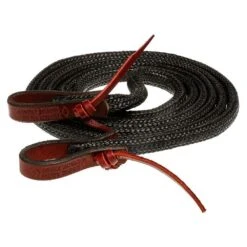 Double Diamond Flat Waxed Nylon Roping Rein