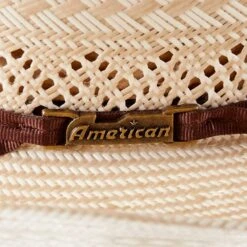 American Hats AHC 6900 Racher Drilex 2 Cord Chocolate Band 4 1/4in. Brim Straw Cowboy Hat -HORSE TACK Store 6900RC2CCHOC42 3