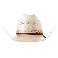 American Hats AHC 6900 Racher Drilex 2 Cord Chocolate Band 4 1/4in. Brim Straw Cowboy Hat -HORSE TACK Store 6900RC2CCHOC42 4