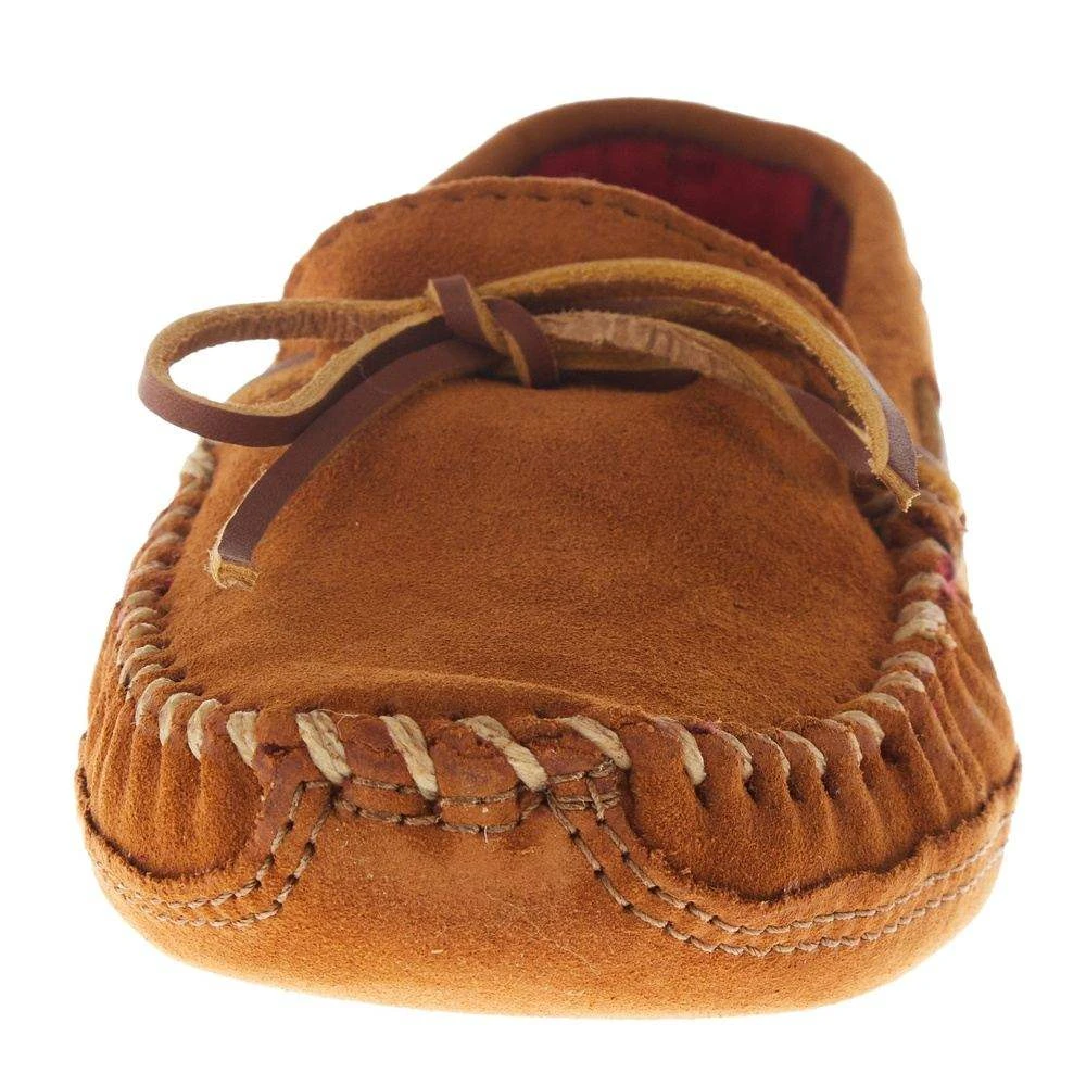 Minnetonka Men's Brown Fleece Lined House Shoe 4 Minnetonka Men's Brown Fleece Lined House Shoe - Image 2